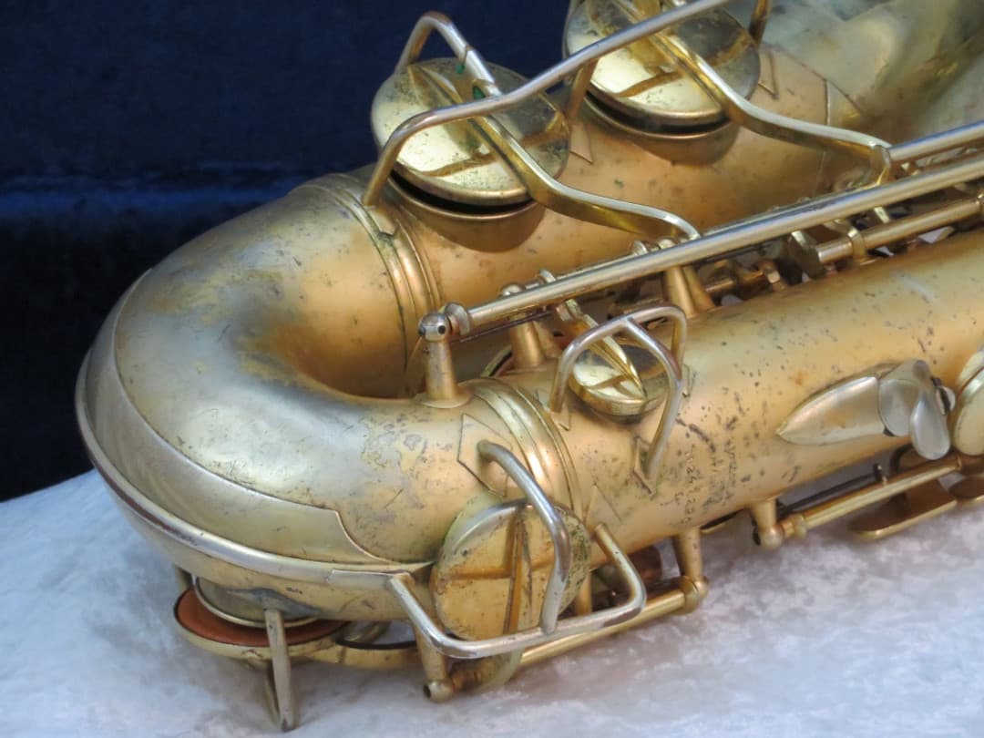 C.G. Conn Gold Plated Alto Saxophone with Art Deco 1931 Serial #M247220