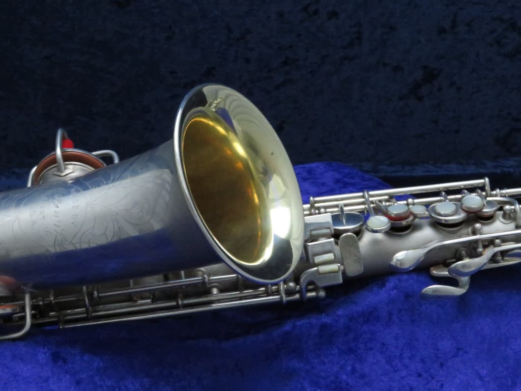 C.G. Conn New Wonder II "Chu Berry" Silver Alto Saxophone 1925 Serial #M164767