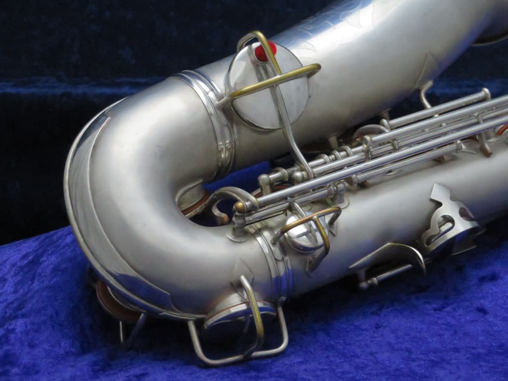 C.G. Conn New Wonder II "Chu Berry" Silver Alto Saxophone 1925 Serial #M164767