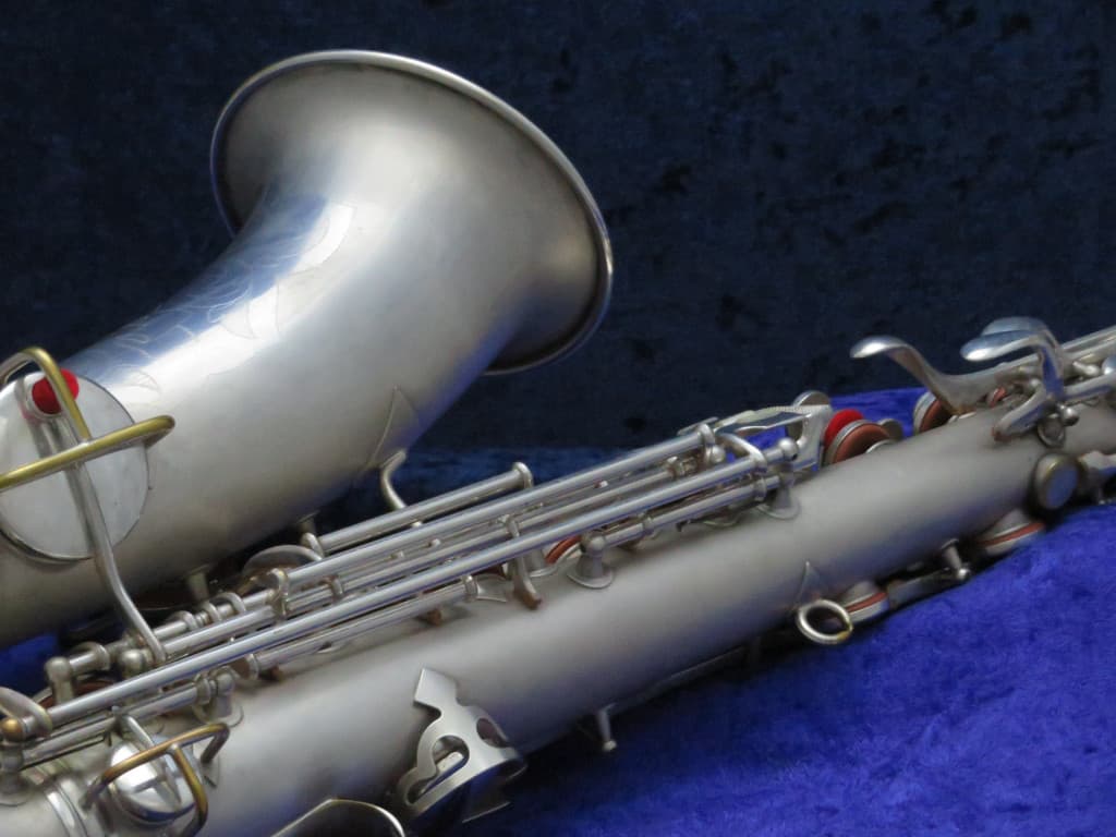 C.G. Conn New Wonder II "Chu Berry" Silver Alto Saxophone 1925 Serial #M164767