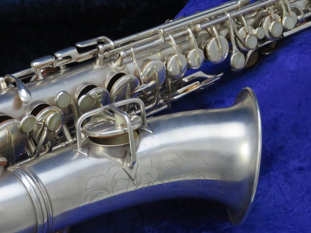 C.G. Conn New Wonder I Silver Alto Saxophone 1921 Serial #74354