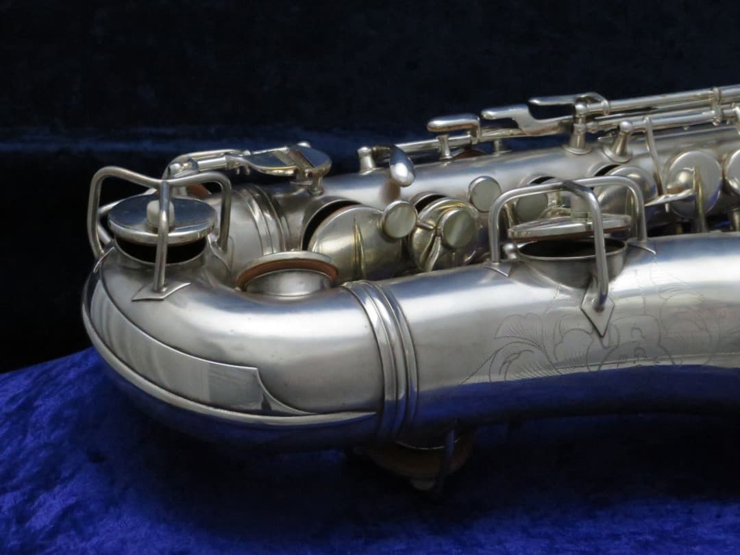 C.G. Conn New Wonder I Silver Alto Saxophone 1921 Serial #74354