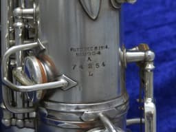 C.G. Conn New Wonder I Silver Alto Saxophone 1921 Serial #74354 C.G. Conn New Wonder I Silver Alto Saxophone 1921 Serial #74354