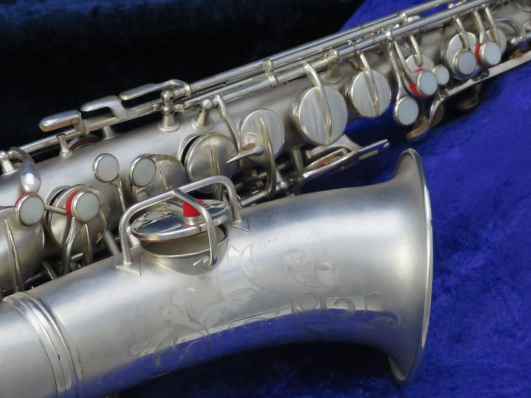 C.G. Conn New Wonder I Silver Alto Saxophone 1924 Serial #135898 C.G. Conn New Wonder I Silver Alto Saxophone 1924 Serial #135898