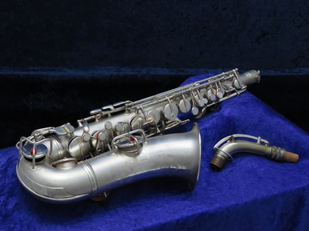 C.G. Conn New Wonder I Silver Alto Saxophone 1924 Serial #135898