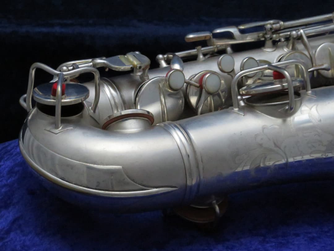 C.G. Conn New Wonder I Silver Alto Saxophone 1924 Serial #135898