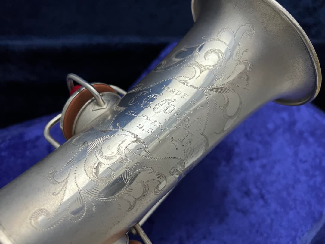 C.G. Conn New Wonder I Silver Alto Saxophone 1924 Serial #135898