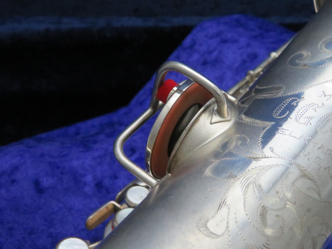 C.G. Conn New Wonder I Silver Alto Saxophone 1924 Serial #135898