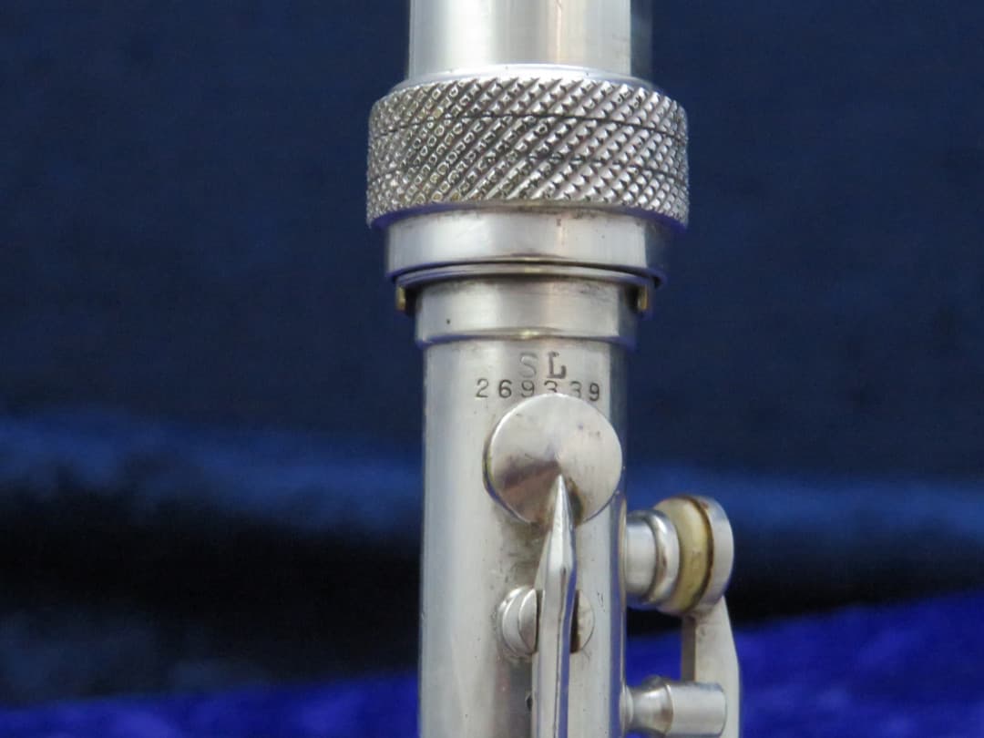 King Micro-Sonic Metal Bb Soprano Clarinet 1940's Serial #269339 Overhauled