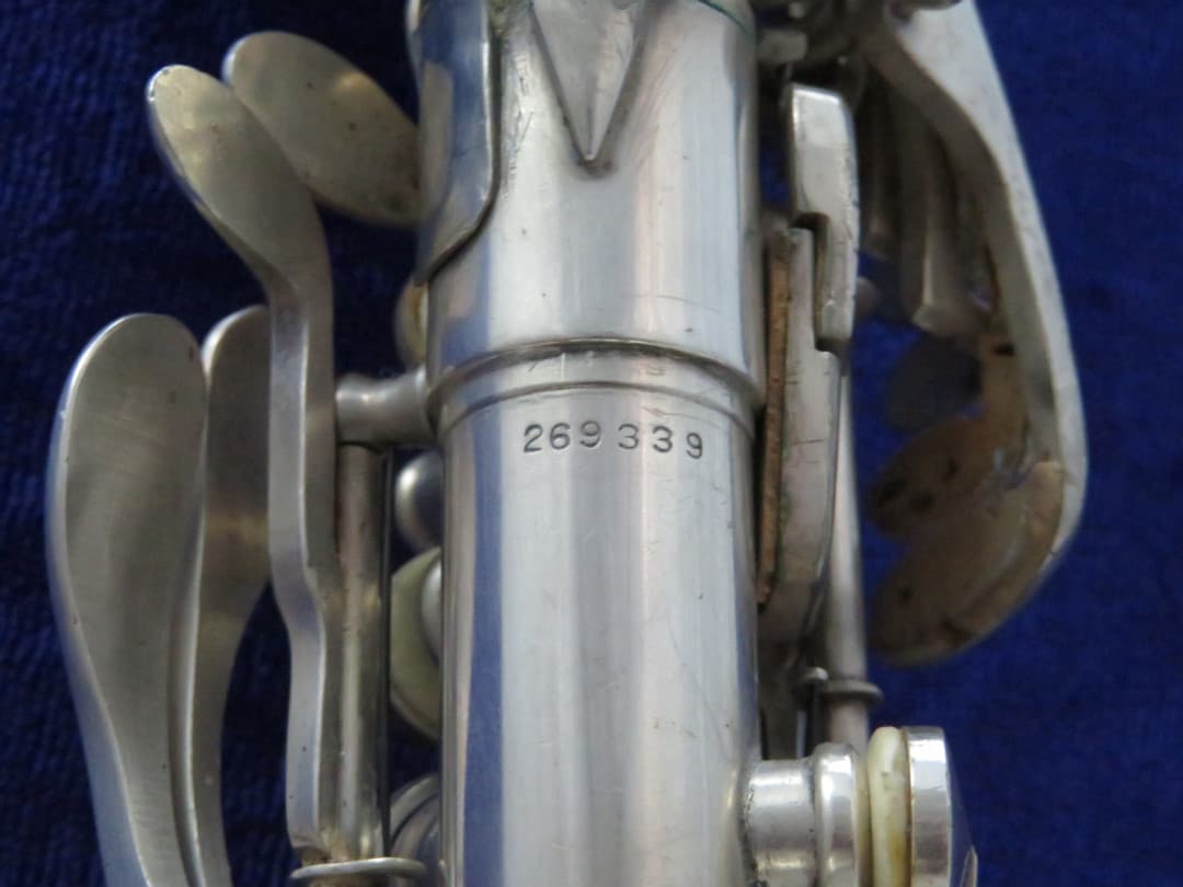 King Micro-Sonic Metal Bb Soprano Clarinet 1940's Serial #269339 Overhauled