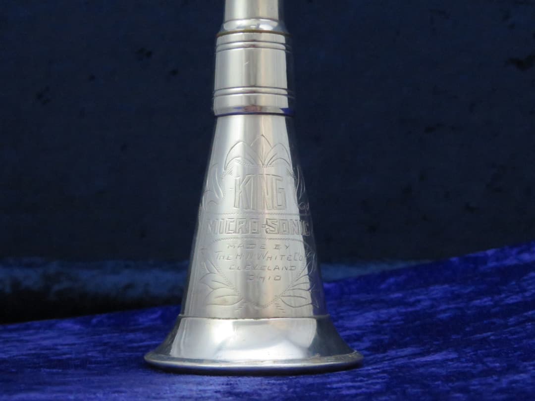 King Micro-Sonic Metal Bb Soprano Clarinet 1940's Serial #269339 Overhauled