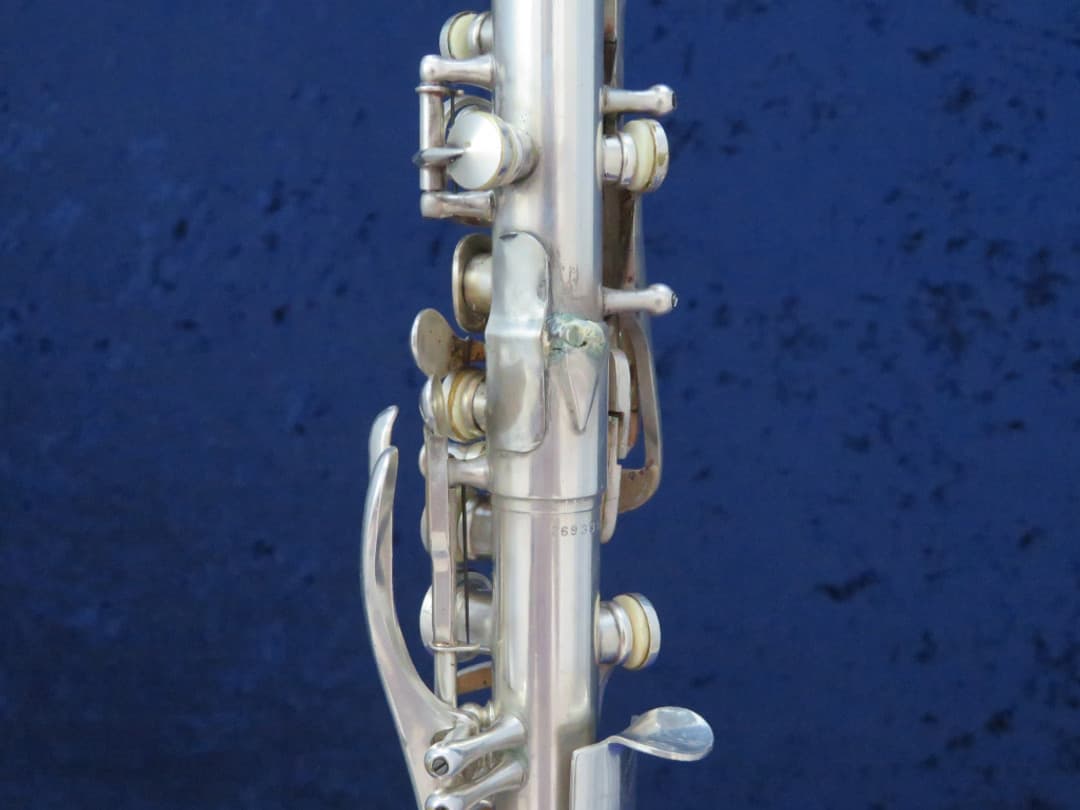 King Micro-Sonic Metal Bb Soprano Clarinet 1940's Serial #269339 Overhauled