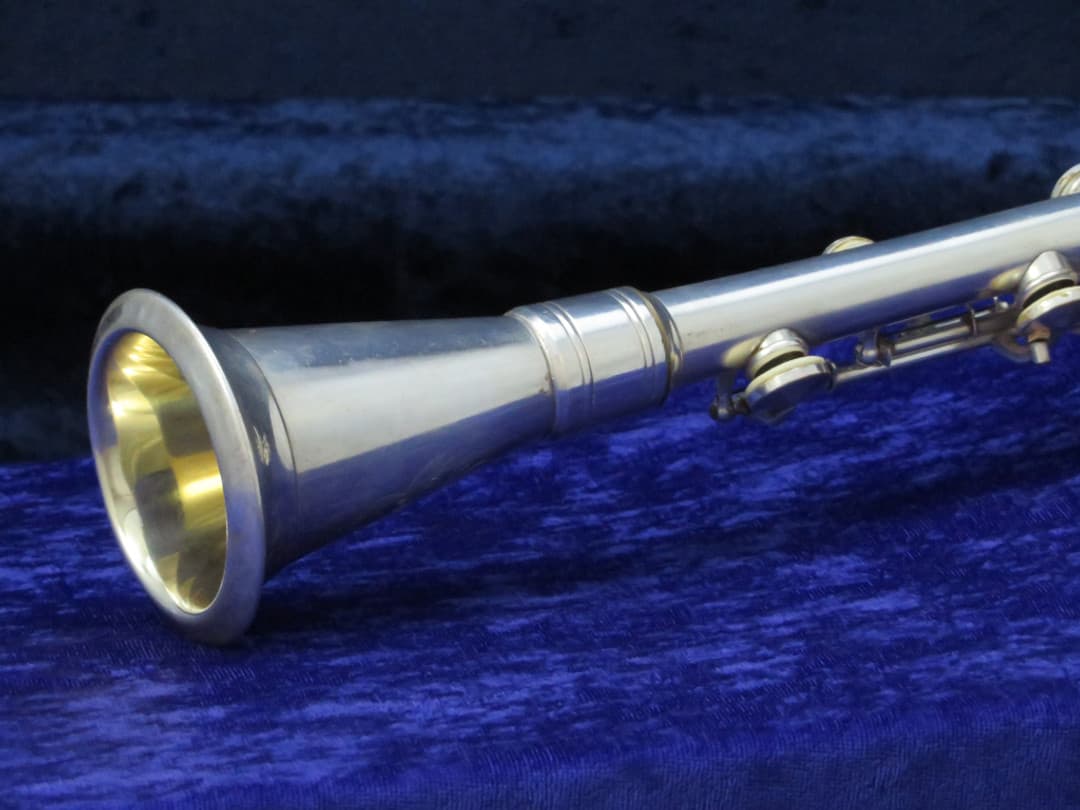 King Micro-Sonic Metal Bb Soprano Clarinet 1940's Serial #269339 Overhauled