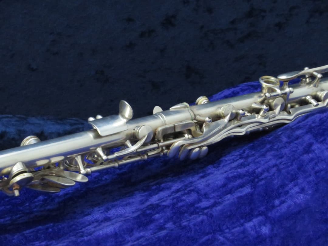 King Micro-Sonic Metal Bb Soprano Clarinet 1940's Serial #269339 Overhauled