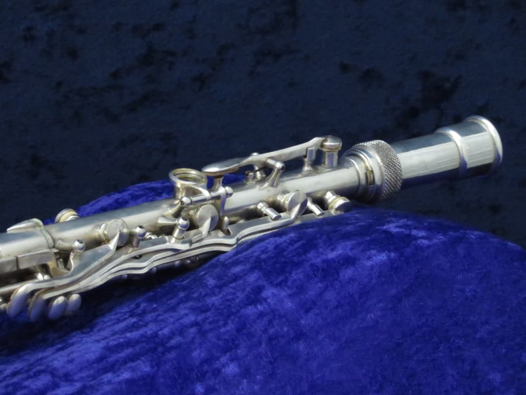 King Micro-Sonic Metal Bb Soprano Clarinet 1940's Serial #269339 Overhauled