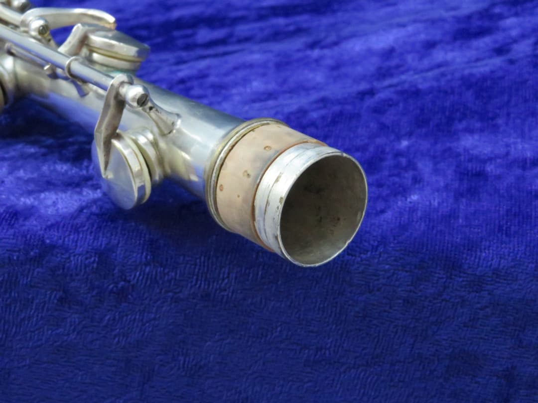 King Micro-Sonic Metal Bb Soprano Clarinet 1940's Serial #269339 Overhauled