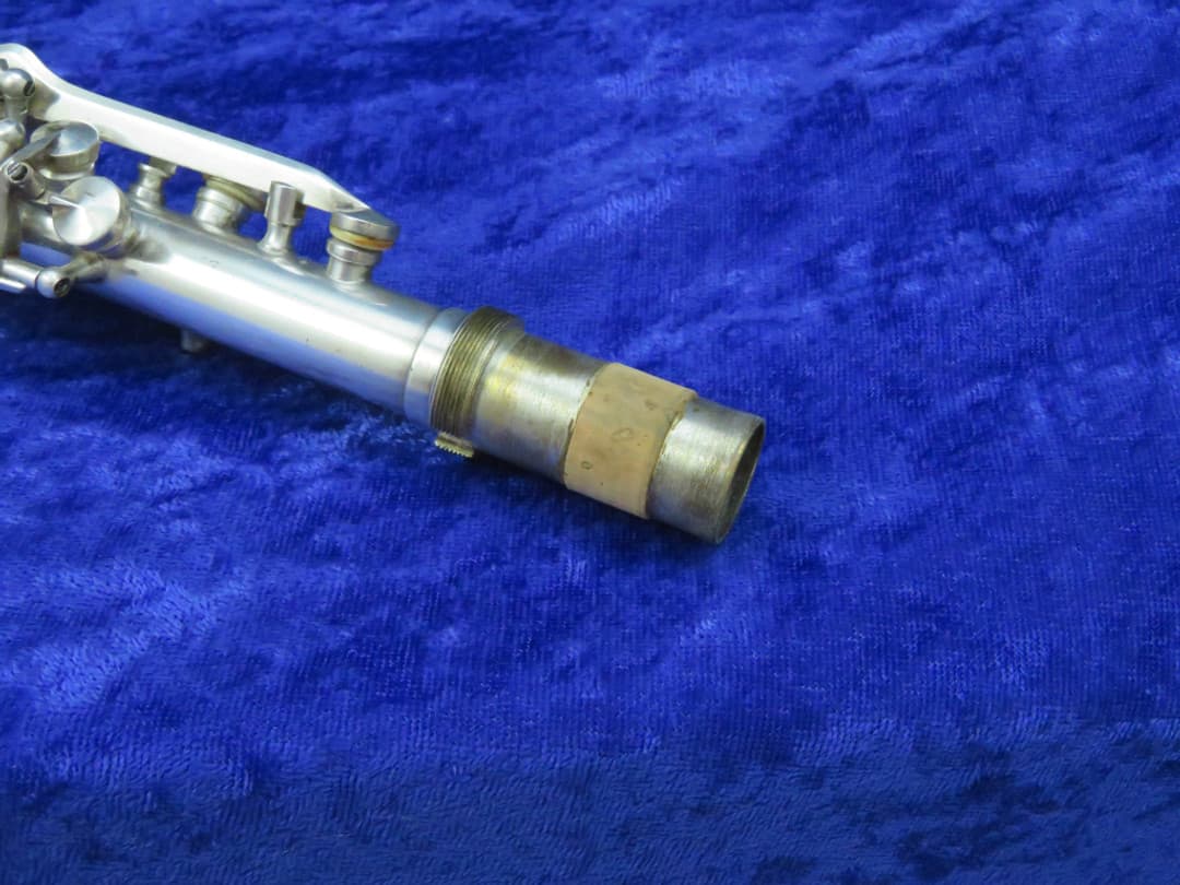 King Micro-Sonic Metal Bb Soprano Clarinet 1940's Serial #269339 Overhauled