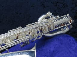 Selmer Super Balanced Action Silver Baritone Saxophone 1952 Serial #51280 Selmer Super Balanced Action Silver Baritone Saxophone 1952 Serial #51280