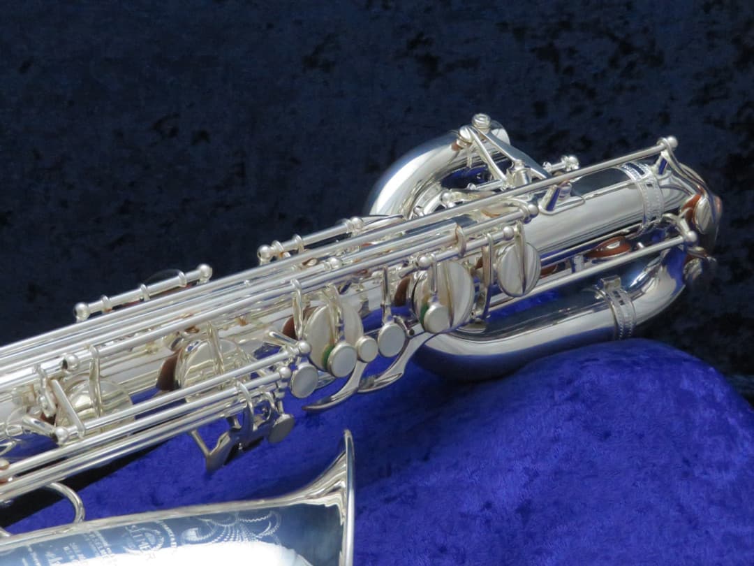 Selmer Super Balanced Action Silver Baritone Saxophone 1952 Serial #51280
