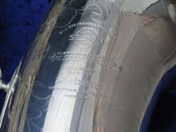 Selmer Super Balanced Action Silver Baritone Saxophone 1952 Serial #51280 Selmer Super Balanced Action Silver Baritone Saxophone 1952 Serial #51280