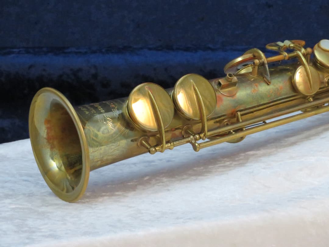 C.G. Conn New Wonder II "Chu Berry" Straight Soprano Saxophone 1925 Serial #M157994