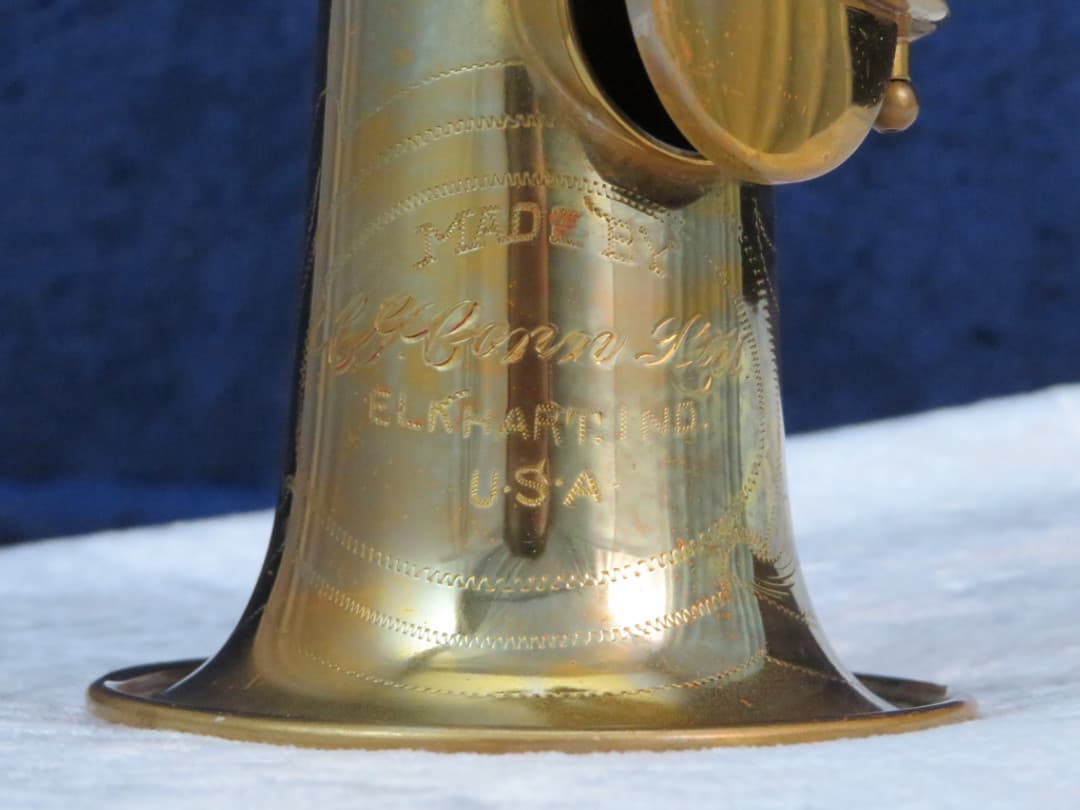 C.G. Conn New Wonder II "Chu Berry" Straight Soprano Saxophone 1925 Serial #M157994