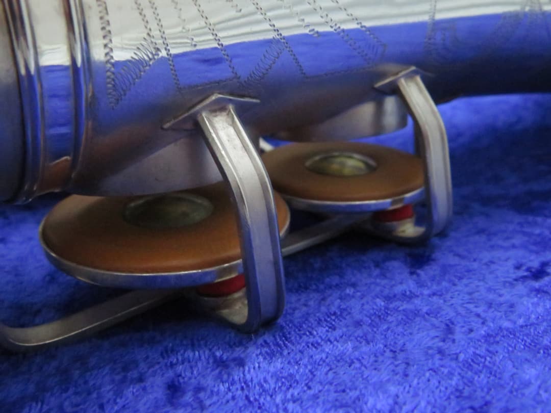 Buescher "Big B" Aristocrat True-Tone Silver Alto Saxophone 1940 Serial #292946