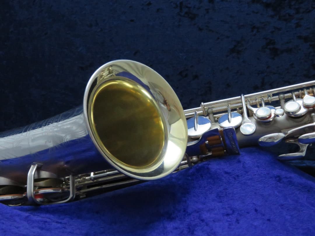 Buescher "Big B" Aristocrat True-Tone Silver Alto Saxophone 1940 Serial #292946