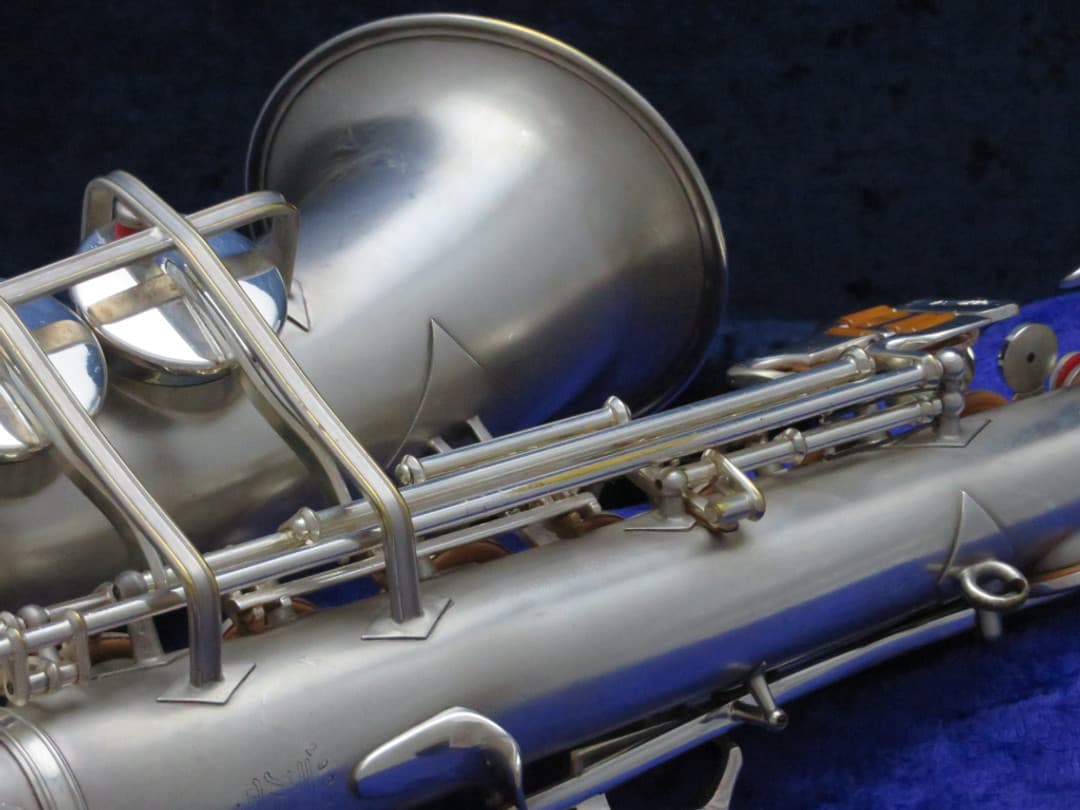 Buescher "Big B" Aristocrat True-Tone Silver Alto Saxophone 1940 Serial #292946