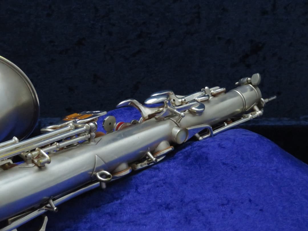 Buescher "Big B" Aristocrat True-Tone Silver Alto Saxophone 1940 Serial #292946