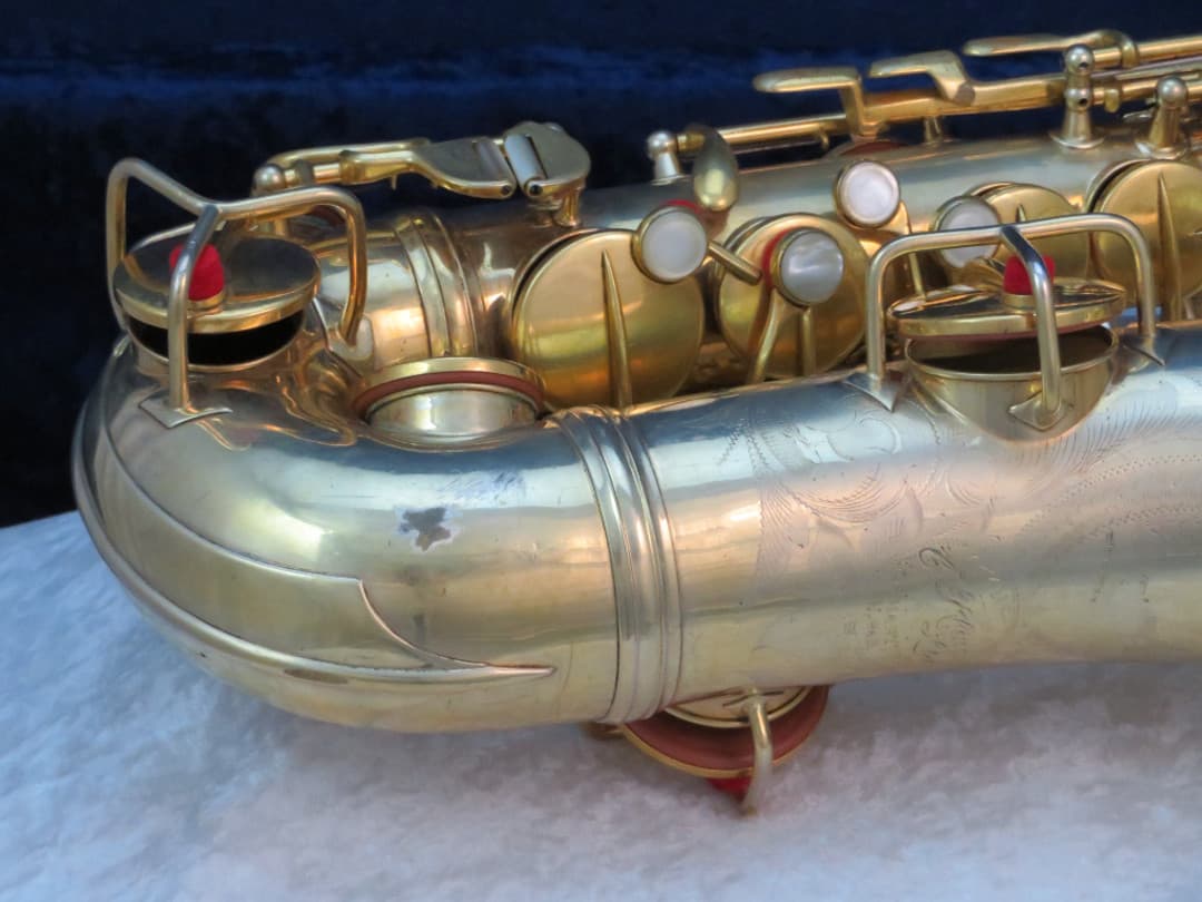 C.G. Conn New Wonder II "Chu Berry" Gold Plated Alto Saxophone 1926 Serial #M189236