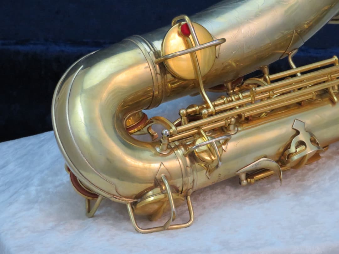 C.G. Conn New Wonder II "Chu Berry" Gold Plated Alto Saxophone 1926 Serial #M189236