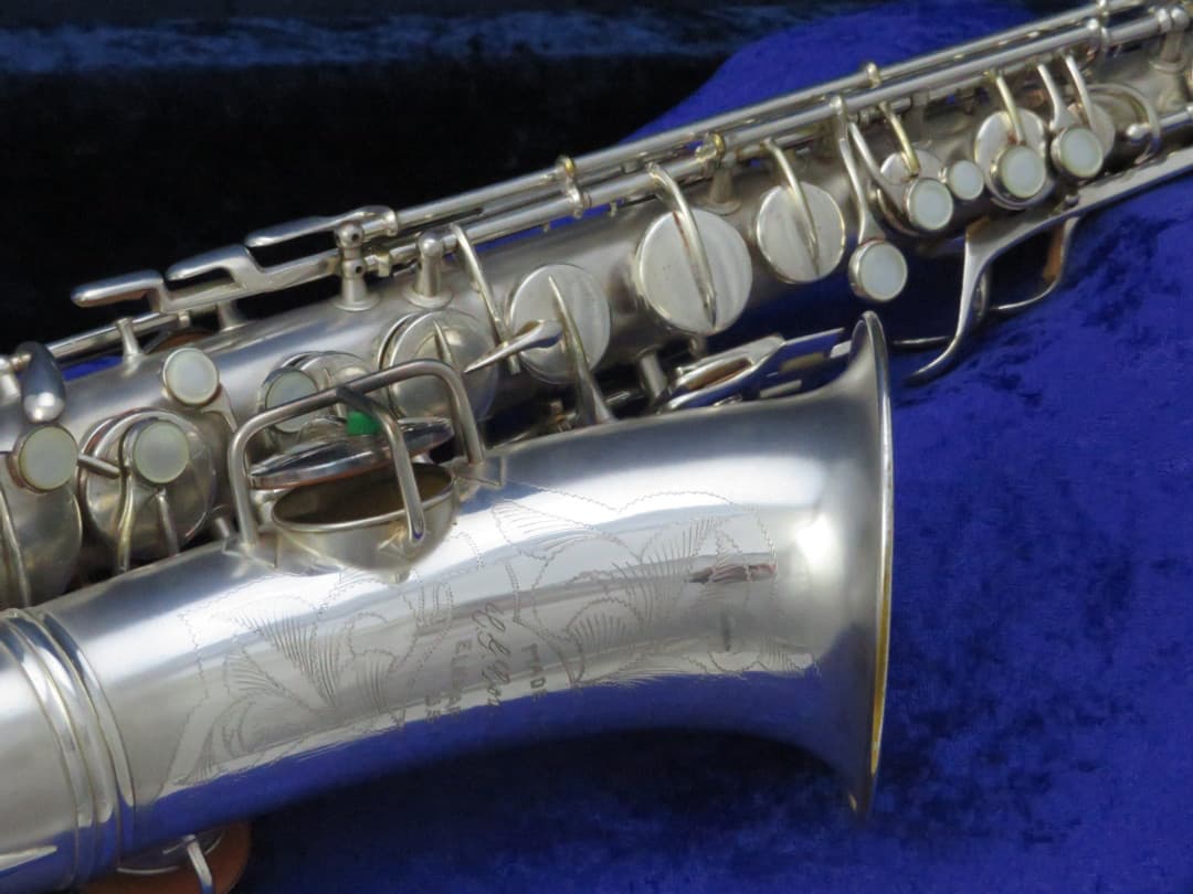 C.G. Conn New Wonder II "Chu Berry" Silver Alto Saxophone 1926 Serial #M176476 C.G. Conn New Wonder II "Chu Berry" Silver Alto Saxophone 1926 Serial #M176476