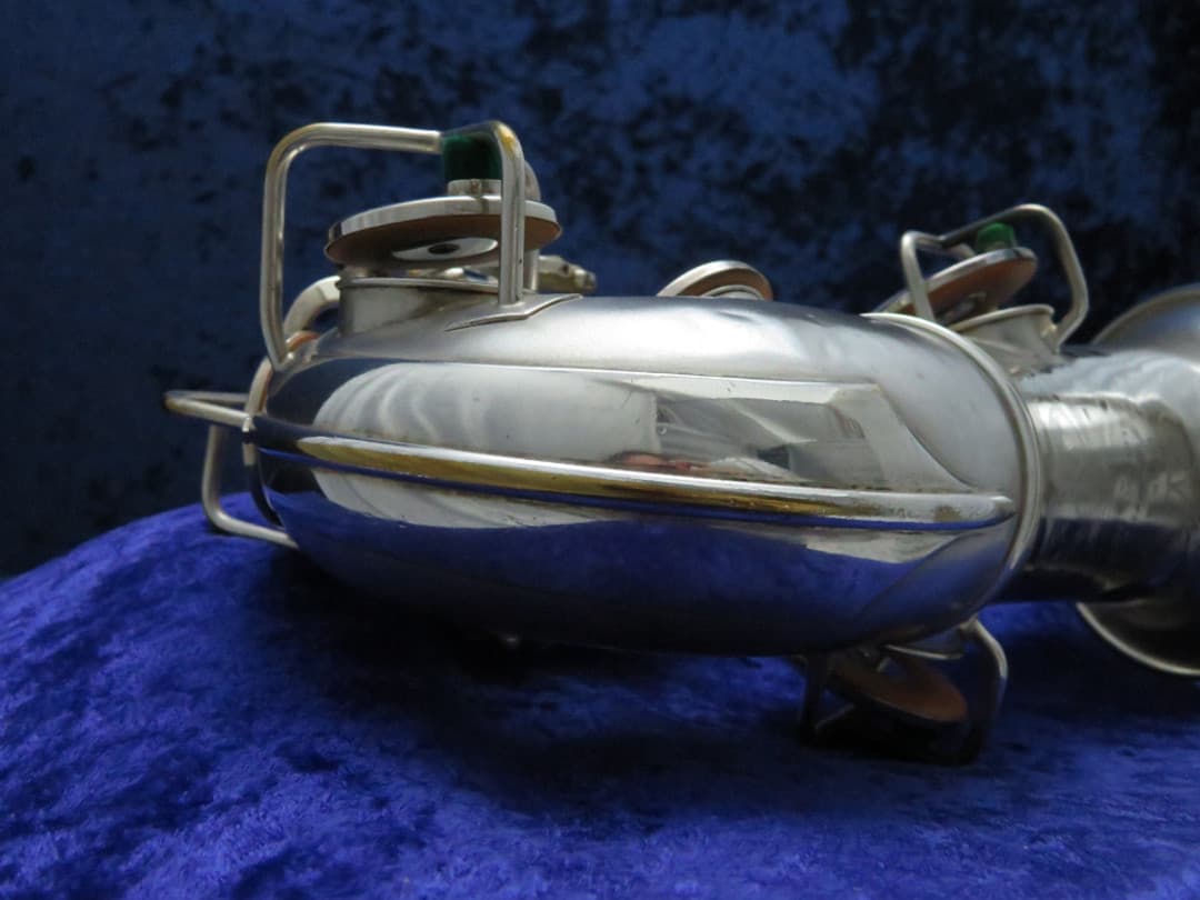 C.G. Conn New Wonder II "Chu Berry" Silver Alto Saxophone 1926 Serial #M176476