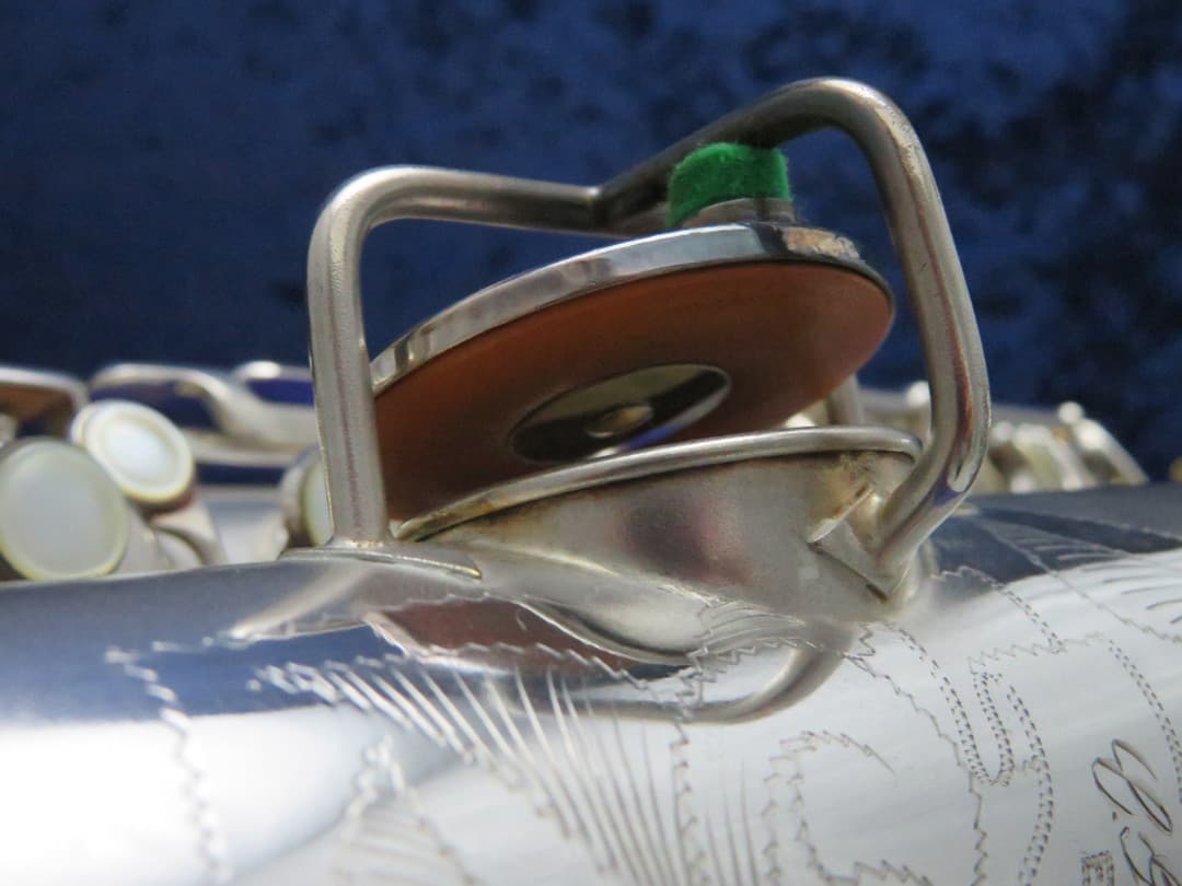 C.G. Conn New Wonder II "Chu Berry" Silver Alto Saxophone 1926 Serial #M176476