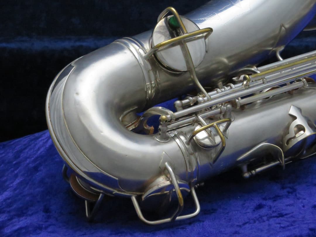 C.G. Conn New Wonder II "Chu Berry" Silver Alto Saxophone 1926 Serial #M176476