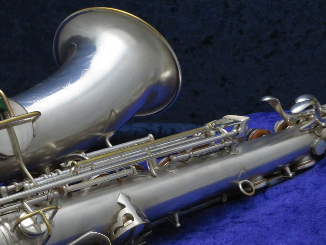 C.G. Conn New Wonder II "Chu Berry" Silver Alto Saxophone 1926 Serial #M176476