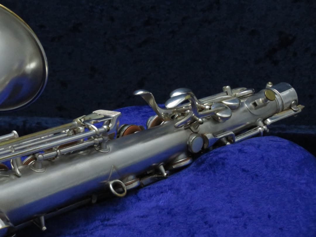 C.G. Conn New Wonder II "Chu Berry" Silver Alto Saxophone 1926 Serial #M176476