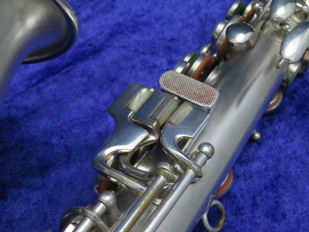 C.G. Conn New Wonder II "Chu Berry" Silver Alto Saxophone 1926 Serial #M176476