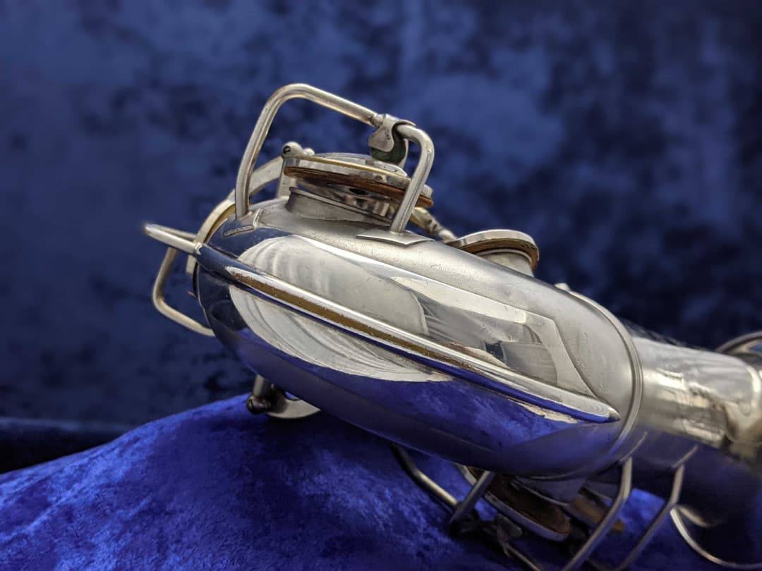 C.G. Conn 6M VIII Silver Alto Saxophone with Naked Lady 1944 Serial #309639 Overhauled