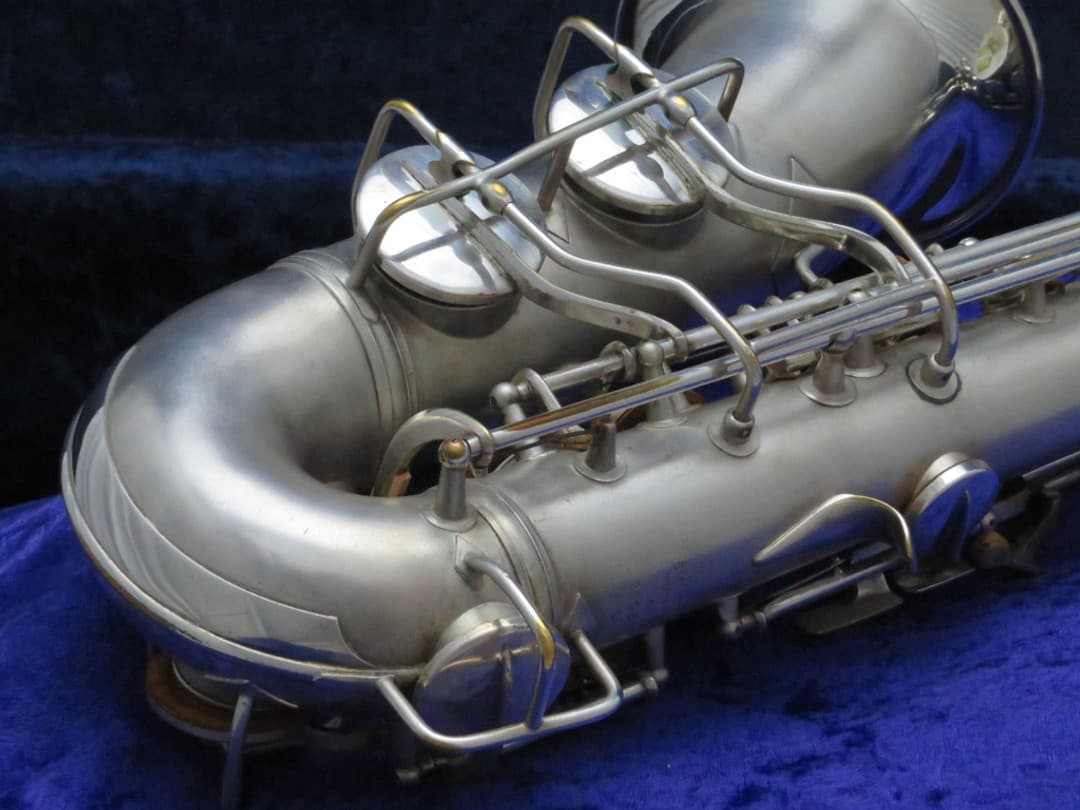 C.G. Conn 6M VIII Silver Alto Saxophone with Naked Lady 1944 Serial #309639 Overhauled