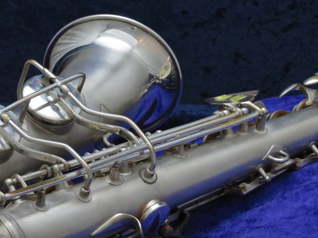 C.G. Conn 6M VIII Silver Alto Saxophone with Naked Lady 1944 Serial #309639 Overhauled