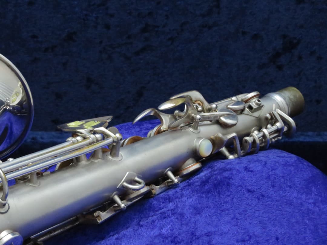 C.G. Conn 6M VIII Silver Alto Saxophone with Naked Lady 1944 Serial #309639 Overhauled