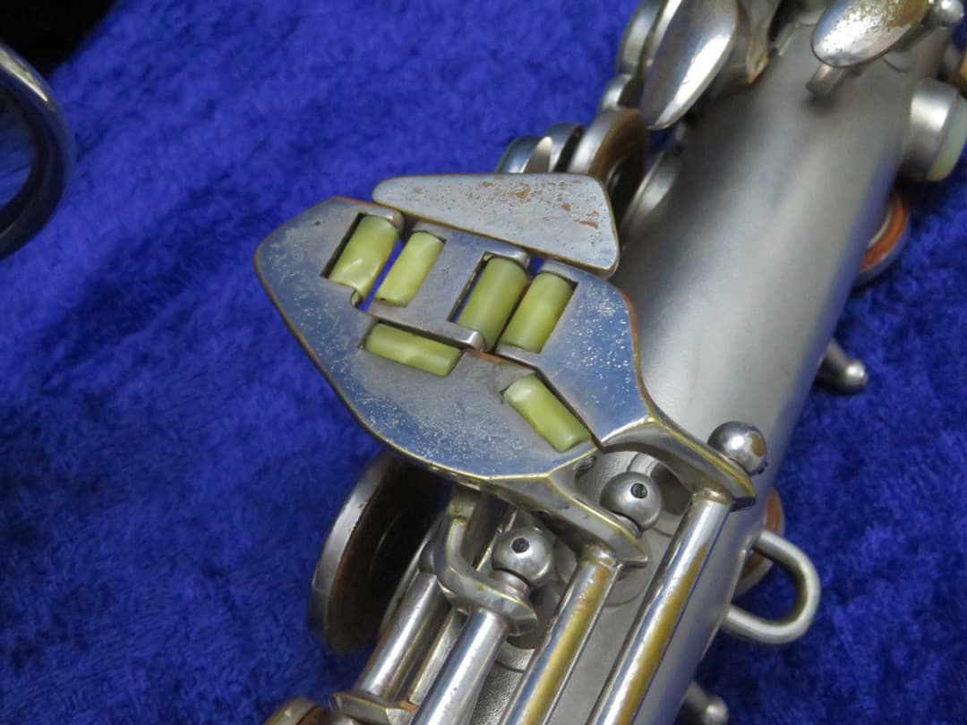 C.G. Conn 6M VIII Silver Alto Saxophone with Naked Lady 1944 Serial #309639 Overhauled
