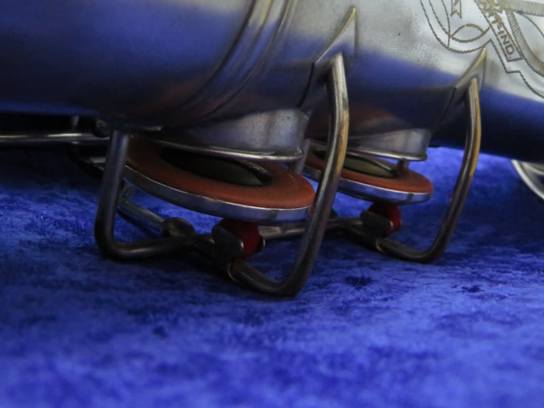 C.G. Conn Silver Alto Saxophone with Naked Lady 1935 Serial #M269360A