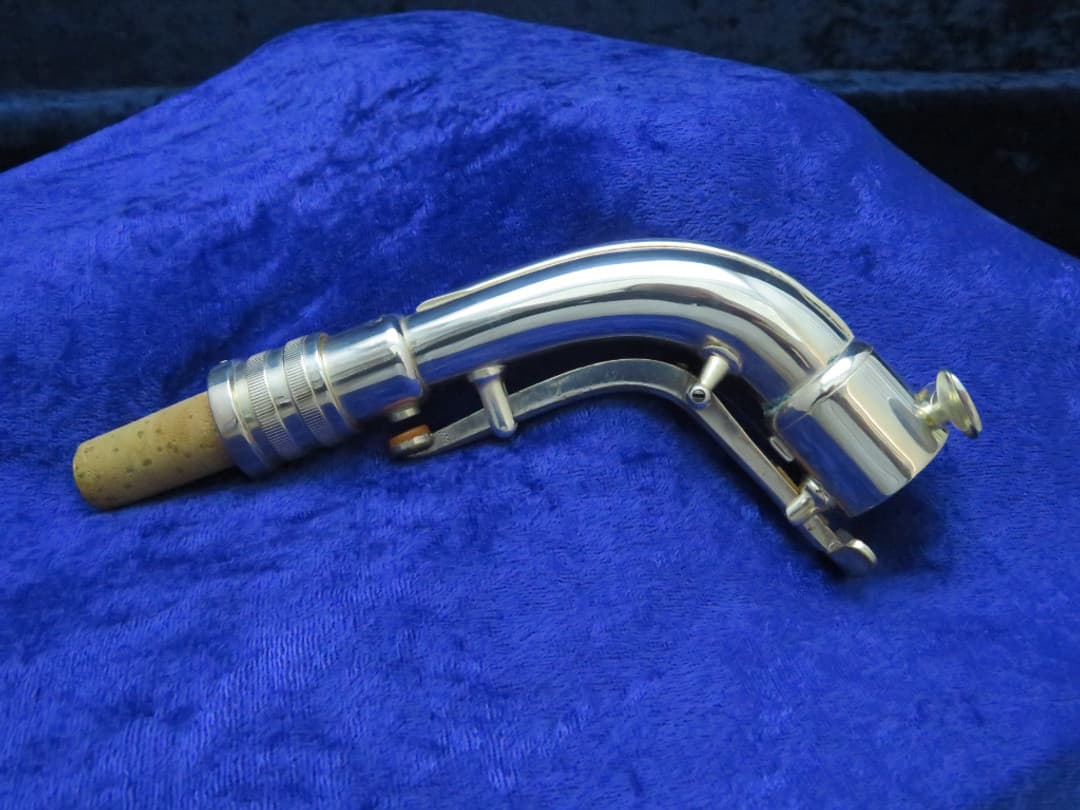 C.G. Conn Silver Alto Saxophone with Naked Lady 1935 Serial #M269360A