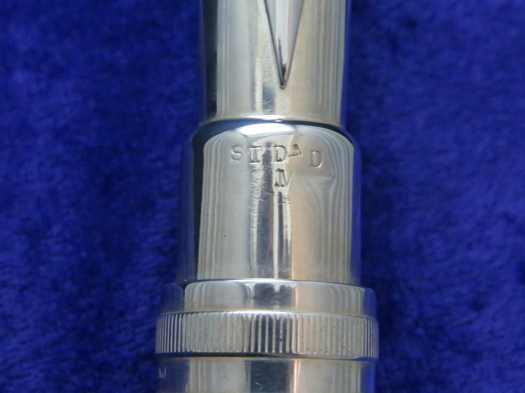 C.G. Conn Silver Alto Saxophone with Naked Lady 1935 Serial #M269360A