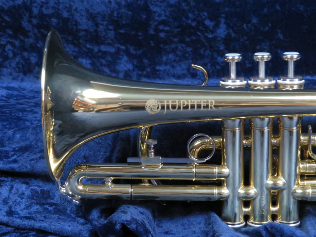 Jupiter JCR-520 Shepherd's Crook Cornet Ser#TA06302 Dead Mint Fantastic Player!