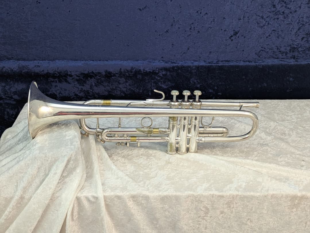 Silver Plated Bach Stradivarius Model 37 Trumpet Serial#304304