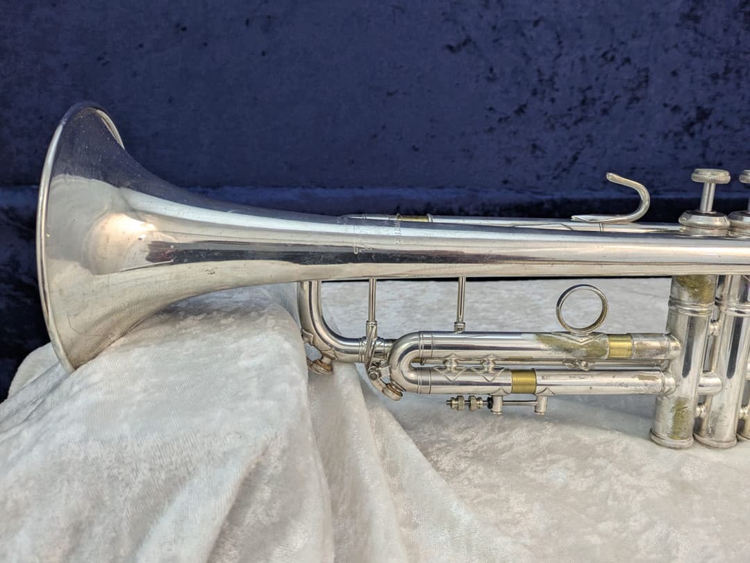 Silver Plated Bach Stradivarius Model 37 Trumpet Serial#304304